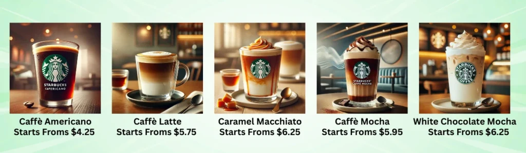 Starbucks Menu Prices