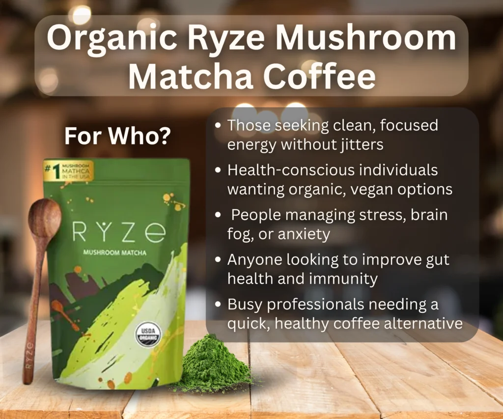Organic Ryze Mushroom Matcha Coffee Review: Boost Energy, Focus & Wellness Naturally - Is It Worth Buying?