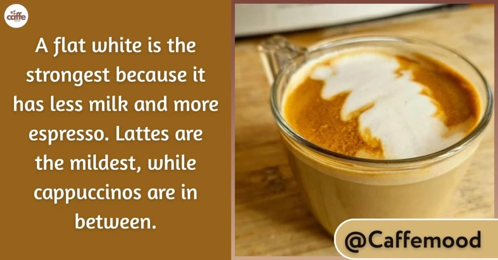 Which Is Stronger Latte or Cappuccino or Flat White