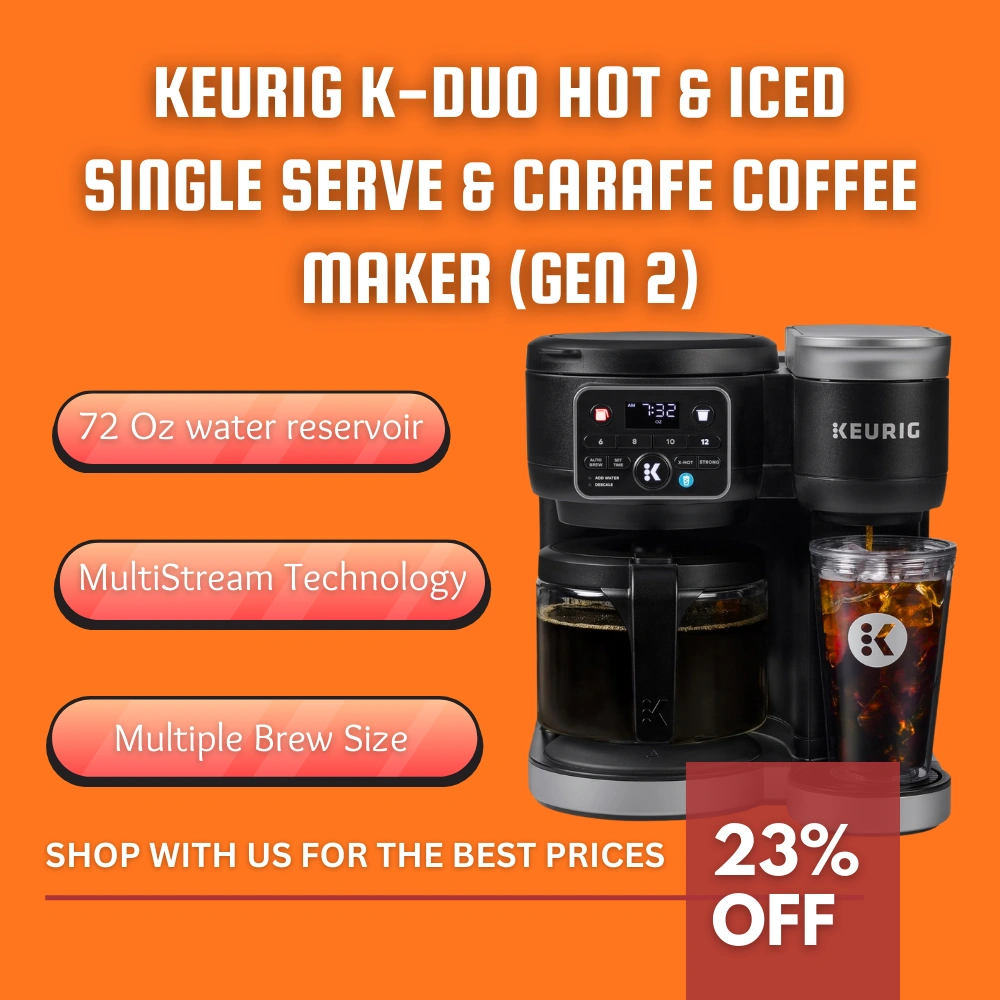 Keurig K-Duo Hot & Iced Single Serve & Carafe Coffee Maker
