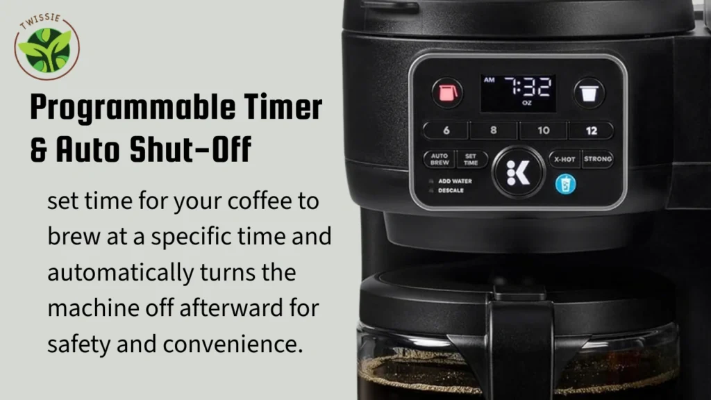 Programmable Timer & Auto Shut-Off