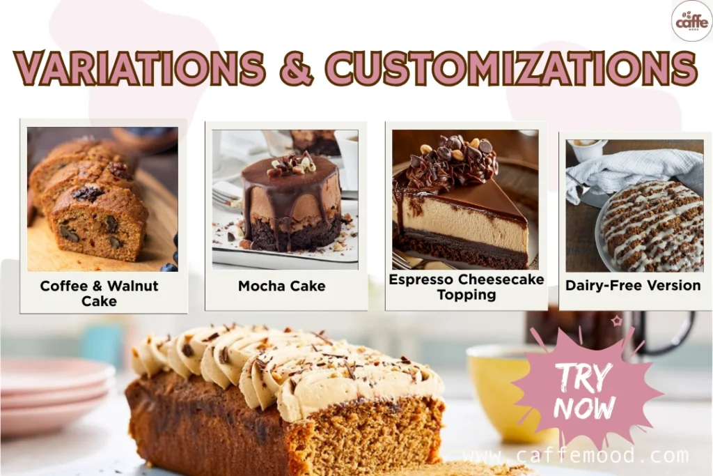 Coffee Flavor Cake Recipe